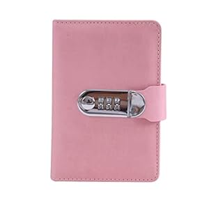 TAHALI A6 Rosa Laborbuch mit Zahlenschloss