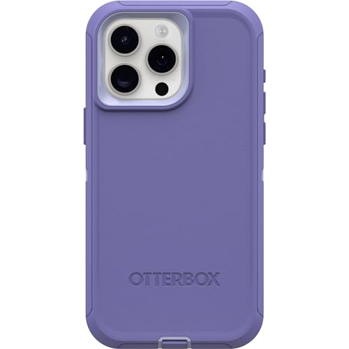 OtterBox iPhone 15 Pro MAX (Only) Defender Series Case, MOUNTAIN MAJESTY (Purple), screenless, rugged & durable