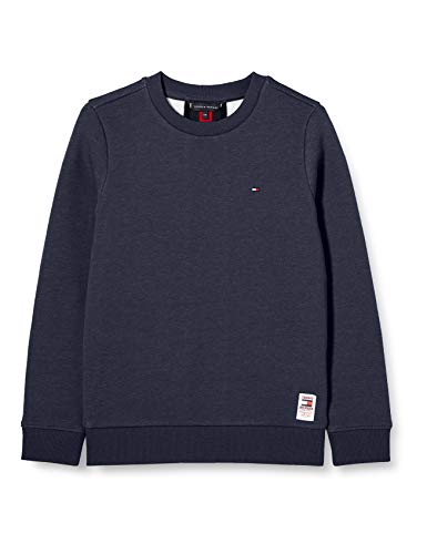 Preisvergleich Produktbild Tommy Hilfiger Jungen Back Insert Cn Sweatshirt Pullover, Blue, 6