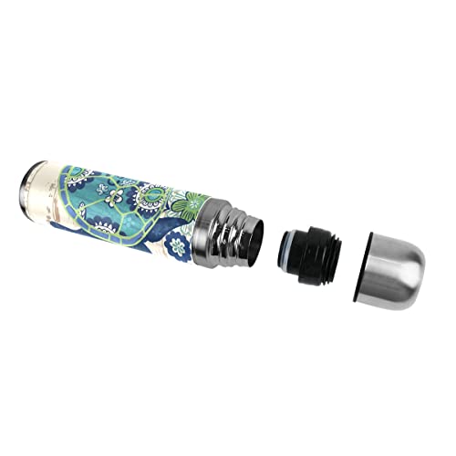 Botella de agua de acero inoxidable con aislamiento al vacío Termo de 500 ml de viaje deportivo de té y café - Imagen 5