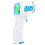 👩‍👦‍👦【Termómetro Infrarrojos digital profesional】Este termometro digital equipado con sensores duales, el valor de medición exacto se puede mostrar inmediatamente en 1 segundo, y el rango de precisión es ± 1ºF / 0.5ºC.distancia de medición de temperatura de 3-5 cm