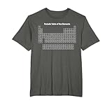 Tabla periódica de los elementos | Science Nerd Camiseta