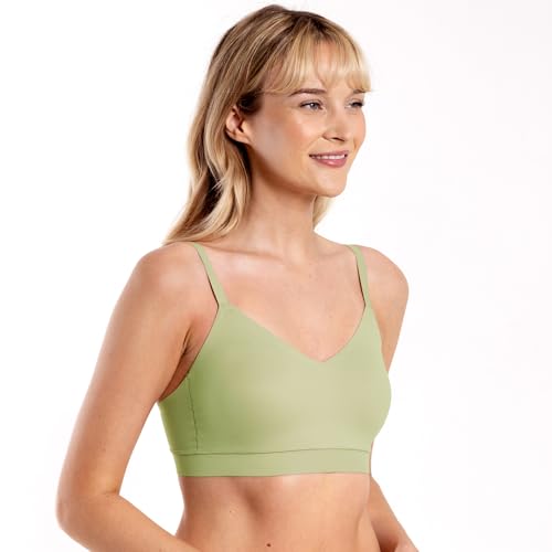 Image of Floatley Cozy Adjustable Bra Comfort Wirefree Seamless Bra with Embedded Pad for Women