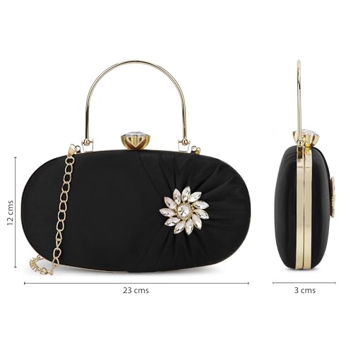 Image of Lavie Women's Shaiz Oval Framed Clutch | Ladies purse | Gift For Girl, Women