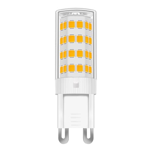 tkhetiana 5W G9 LED Light Bulb Warm White 3000k,Dimmable 5W G9 Led Equivalent 50W,Energy Saving g9 Corn Bulb,Replaces 45W Halogen Bulb,5 Pack - Image 2