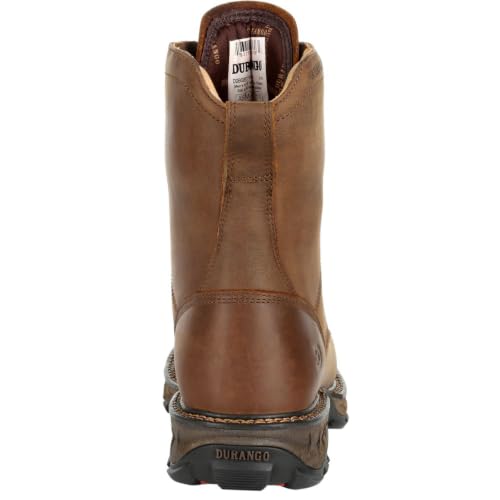 Durango® Maverick XP™ Steel Toe Waterproof Lace Up Boot, Russet, Size 8.5(M)