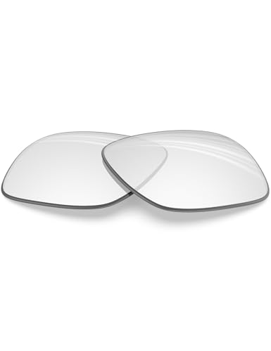 BlazerBuck Lentes de repuesto polarizadas antisal para gafas de sol RayBan Scuderia Ferrari Collection RB3715M de 58 mm, Transparente HD con bloqueo de luz azul, 0