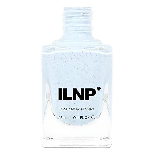 Image of ILNP Clarise - Pastel Baby Blue Speckled Nail Polish
