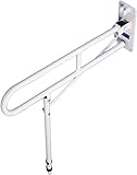 Aidapt toiletbeugel - 74cm lang - automatische steunpoot