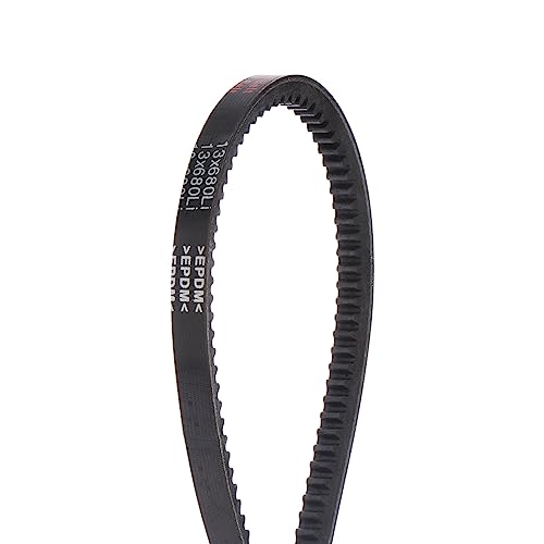 Image of sourcing map 13x680 Cogged V-Belts AX Section Drive Raw Edge Belt 680mm Inner Girth 13mm Width 8mm Thickness EPDM for Power Transmission