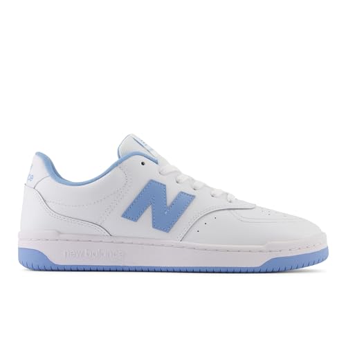 New Balance BB80, Sneaker Hombre, Blanco-Azul, 41.5 EU