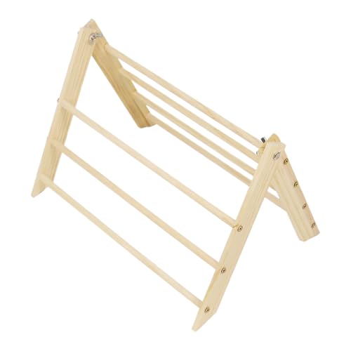 Support en Bois Triangulaire – Barre Repos Poule, Perchoir Portable Poussins, Coq Oiseaux Moyens | Grands Éleveuse Jardin Extérieur Gain De Place Installation Facile Poulailler Accessoire Sport