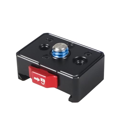 Image of Mini Quick Release Mount for SLR Rabbit Cage Sports Camera SmartCloud Stabilizer Cell Phone Clip Etc. (Plate)