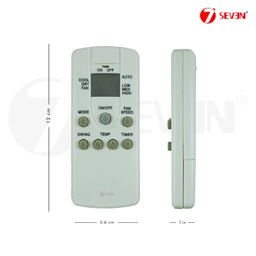 Image of 7SEVEN Compatible for Carrier Ac Remote Original Model 167 Suitable for Split and Window Air Conditioner of 1 1.5 2 Ton Carrier ac