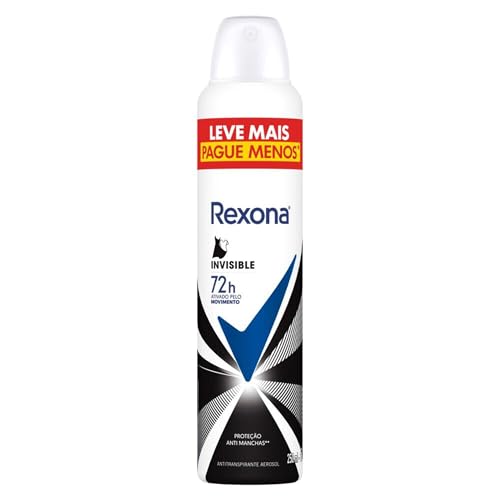 Antitranspirante Aerossol Invisible Rexona 250Ml Leve Mais Pague Menos, Rexona (A embalage... Antitranspirante Aerossol Invisible Rexona 250Ml Leve Mais Pague Menos, Rexona (A embalage...