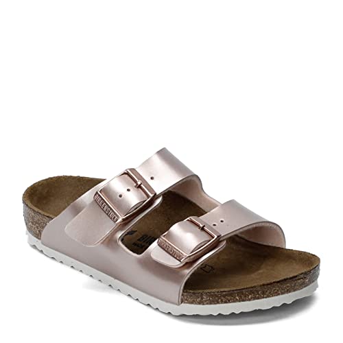 Image of Birkenstock Girl's, Arizona Sandal - Toddler & Little Kid Copper 29 M