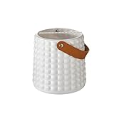  HWJFDC Seau A Glacon Petit Seau à Glace créatif Portable en Plastique, Seau à bière de Haute beauté, Coke, Champagne, bière Domestique, vin Rouge(S White)