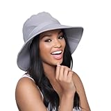 Hairbrella Satin-Lined, Waterproof Sun Hat, Adjustable Fit and Breathable Design (Paloma)