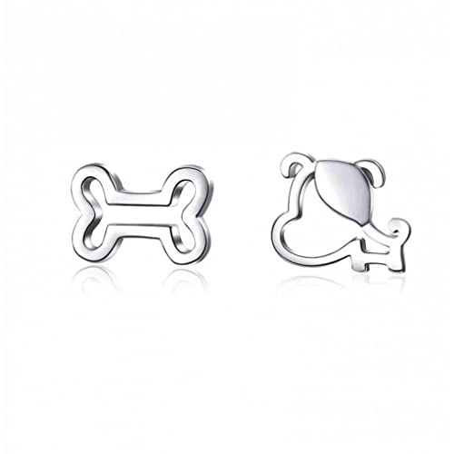 Pendientes de plata esterlina estilo tachuelas para el look diario