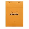 Rhodia Head Stapled Meeting Pad, No16 A5, voorgedrukt Hoofd Stapled Meeting Pad, Voorgedrukt A5 ORANJE
