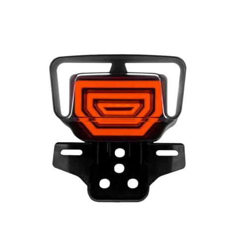 Feu arrière de moto stroboscopique avec respiration dynamique TMX