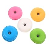 OKUMEYR 5個 創意ウミガメ形ケーブルオーガナイザー 耐久性素材使用コード巻き取りホルダー デスク整理用イヤホンコード収納器 友人への に