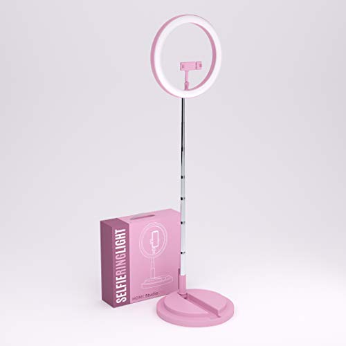 image for Home Studio Pro 3 in 1 Selfie Ring Light - Tall, Foldable Lighting Tri