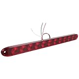 Design versatile: la terza luce di stop dell'auto combina le funzioni di indicatore di direzione, coda e freno per una sicurezza completa dell'illuminazione posteriore, fornendo una soluzione come luce di stop montata in alto per auto, luce di stop posteriore per motocicletta, striscia di luce di stop per auto