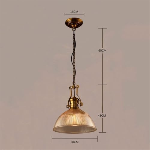 Lampe suspendue industrielle vintage pour éclairage îlot de cuisine - 3