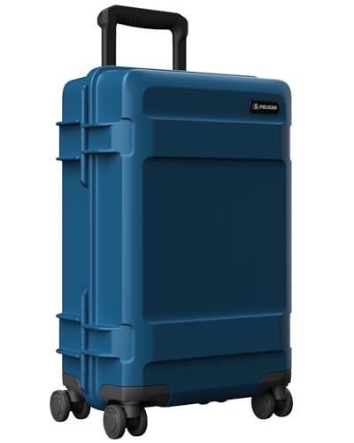 Pelican ATX Luggage - Hardside Carry On Luggage with Wheels - 22 Inch Carry On Bag - Airline Approved (Indigo)
