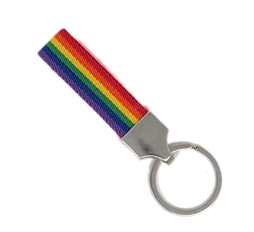 GOS Best Supplies Llavero Hombre Mujer Bandera Arcoiris LGTBI Pride Unisex (Color 1)
