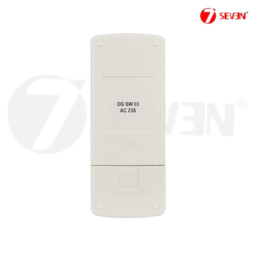 Image of 7SEVEN Compatible with O General AC Remote Control AR-JE6 Model 23S Suitable for 1 1.5 2 Ton Spilt OG Air Conditioner - Match Key by Key Exactly with Existing Remote Function
