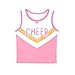 KAKALVER Cheerleader Costume for Girls Toddler Cheerleader Outfit Baby Cheerleading Costume for Kids 1-10 Years