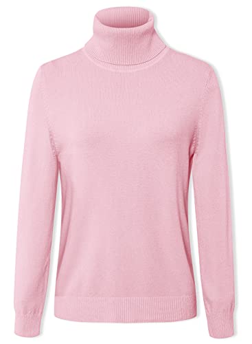 Image of DAIMIDY Turtleneck Sweaters for Women Long Sleeve Pullover Tops | Knitted Material| Soft, Warm and Breathable| High Resilience and Tensile Strength Design| Business Casual Tops| Dailywear