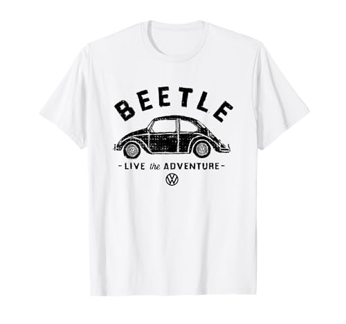 Volkswagen Beetle Black Live The Adventure T-Shirt