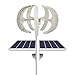 Windturbinen Generator 600W 12V/24V Laternenförmige 5-Blatt Windkraftanlage mit IP67 Wasserdichtem Controller & Flanschplatte Umweltfreundliche Vertikale Windturbine für Heim & Bootsnutzung (24, Volt)