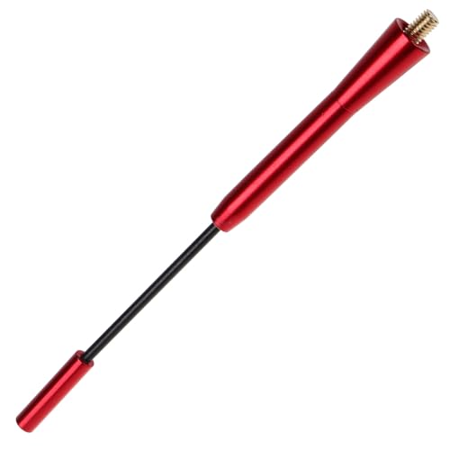 Antena telescópica Mipcase para coche: mejora tu señal de radio con aluminio rojo ligero