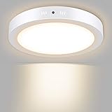 Hochwertiger: Diese runder LED Aufbaustrahler mit der Größe φ300x38mm inklusive fest verbauter 24 Watt LED Platine mit erhellenden 2000 Lumen Lichtstärke