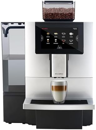DR. COFFEE F11 Big Plus Automatic Espresso Machine, Coffee Machine with Milk System, Americano and Cappuccino, 24 Coffee Drinks for Office, Hotel and Convenience Store,Sliver colour