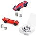 3.75 Ounce Cylindrical Tungsten Weights Steel Weights for Pinewood Derby Cars, 4 Different Sizes of Cylinders with Case to Speed Up Your Car, 16 Pieces, 4 Sizes