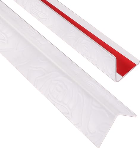 Protector de esquina de pared de PVC, protectores de esquina impermeables para paneles de yeso y papel pintado, protector de esquinas duradero para seguridad en el hogar y a prueba de niños