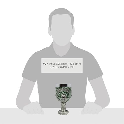 Verre en calice Harry Potter Serpentard Enesco 18cm multicolore - 6