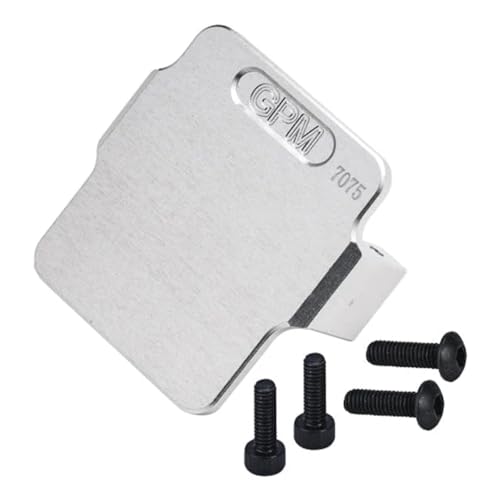 GPM Aluminum 7075 Servo Mount/Radio Deck for Standalone ESC/Receiver for ARRMA 1/18 Granite Grom Mega 380 ARA2102 Typhon Grom ARA2106 (Silver)