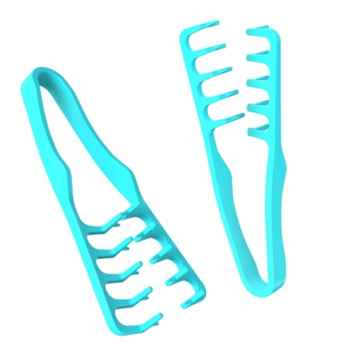 Voluminous wide-toothed hair comb Mens fluffy texture ABS plastic with textured gripWide & Fine-Toothed Dual-Purpose