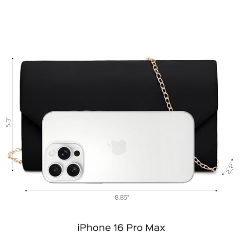 Image of Clutch Purses for Women Evening Bag Faux Suede Formal Party Wedding Cocktail Prom