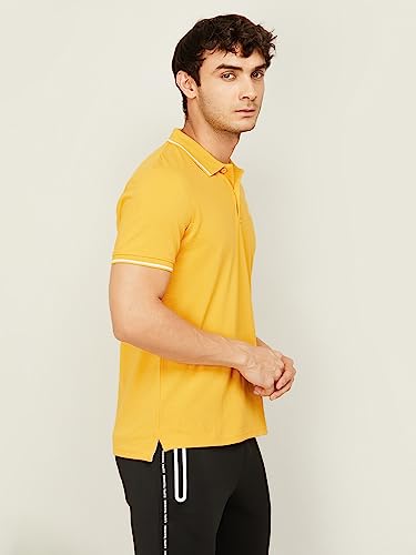 Image of Kappa Men Cotton Regular Fit Solid T Shirt