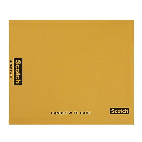 Scotch Bubble Mailer, 21,5 cm x 28 cm, tamanho nº 2, Kraft, pacote com 10 (7914)