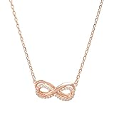 SWAROVSKIスワロフスキー ネックレス Hyperbola パヴェ ペンダント クリア×ローズゴールド 5684084 ジュエリー 双曲線 [並行輸入品]