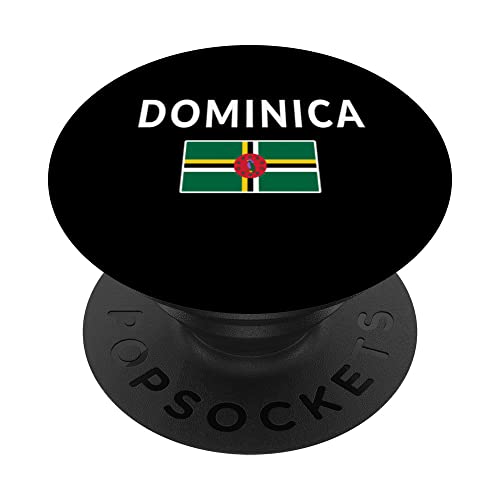 Dominica Bandera recuerdo Regalo Dominicanos PopSockets PopGrip Intercambiable