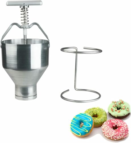 Déposant de beignets professionnel en acier inoxydable avec support - 2
